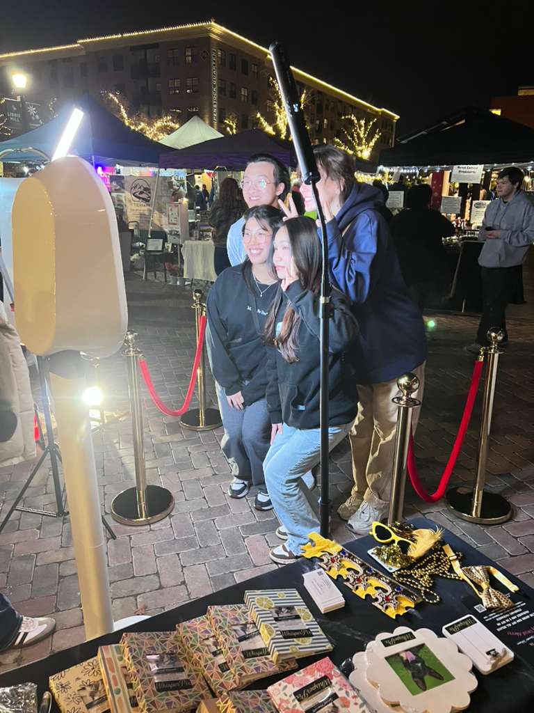 Event guests sharing photos